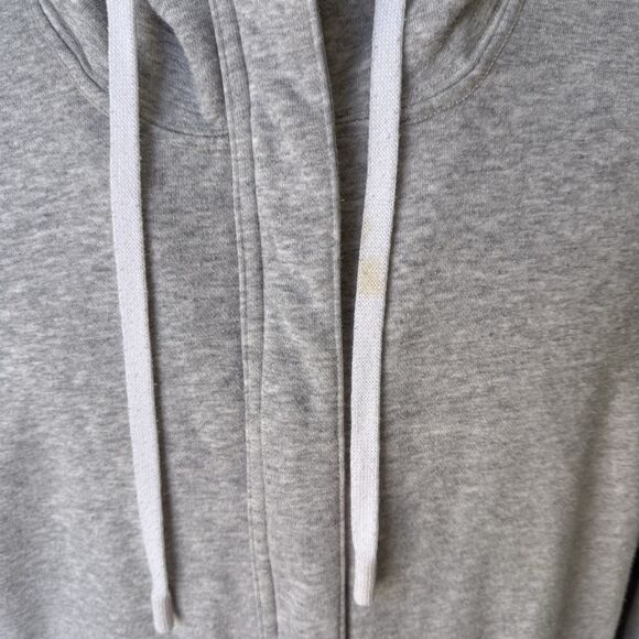 Vintage Nike Orange Swoosh Full Zip‎ Hoodie SZ XL Gray Rainbow Shoe Charm Rare - Picture 9 of 16